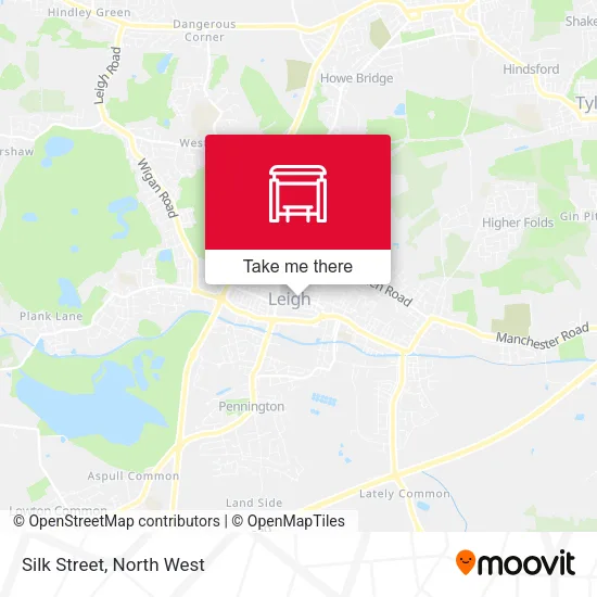 Silk Street map