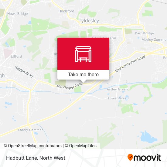 Hadbutt Lane map