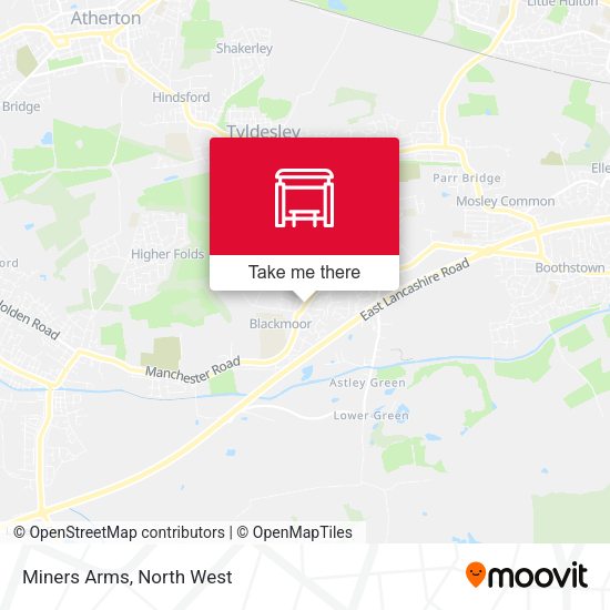 Miners Arms map