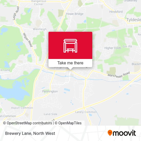 Brewery Lane map