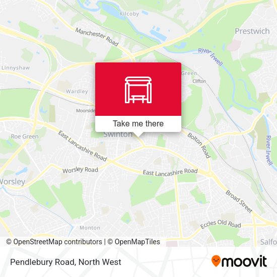 Pendlebury Road map