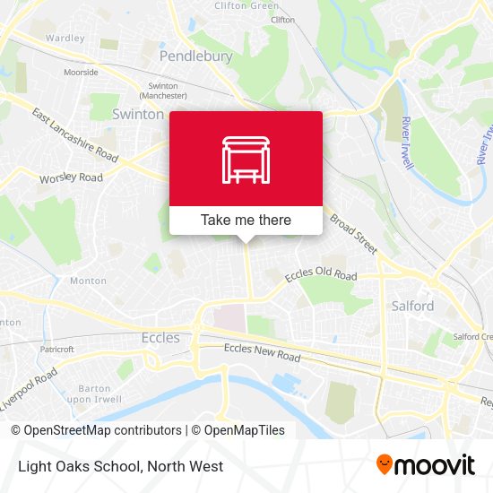 Light Oaks School map