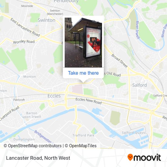 Lancaster Road map
