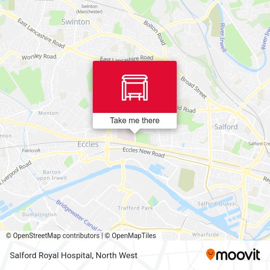 Salford Royal Hospital map