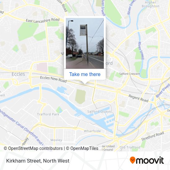 Kirkham Street map