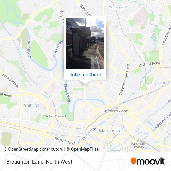Broughton Lane map