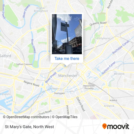 St Mary's Gate map