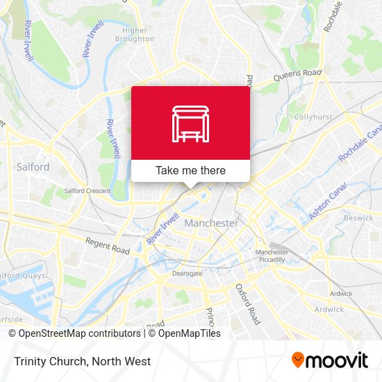 Trinity Church map