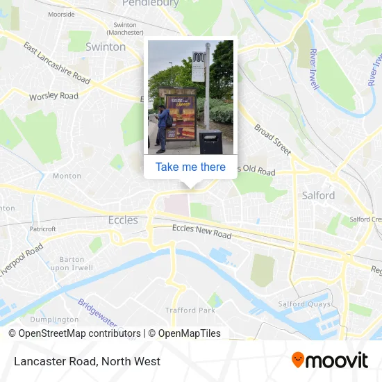 Lancaster Road map
