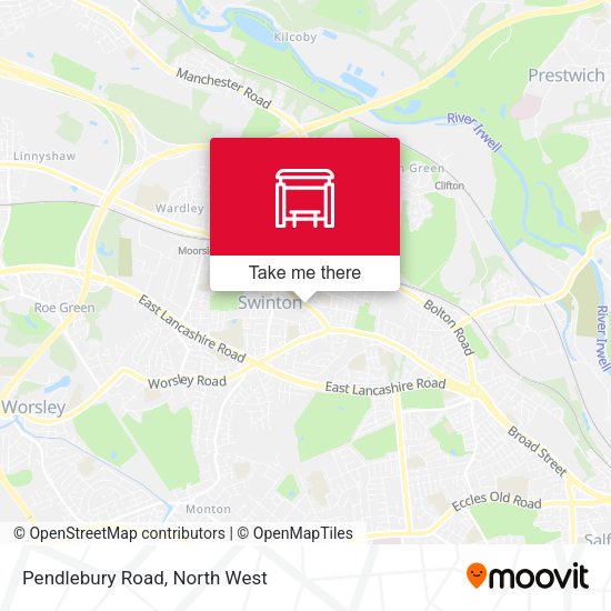 Pendlebury Road map