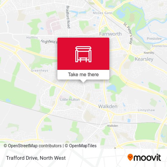 Trafford Drive map