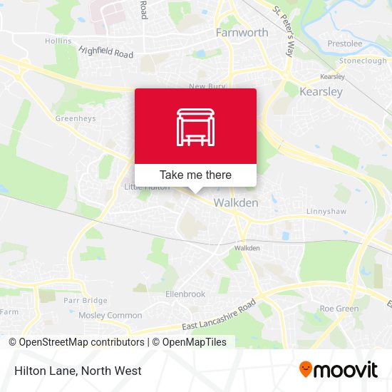 Hilton Lane map