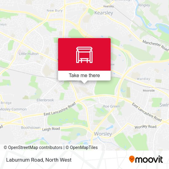 Laburnum Road map