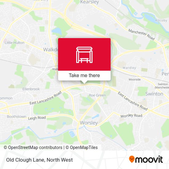 Old Clough Lane map