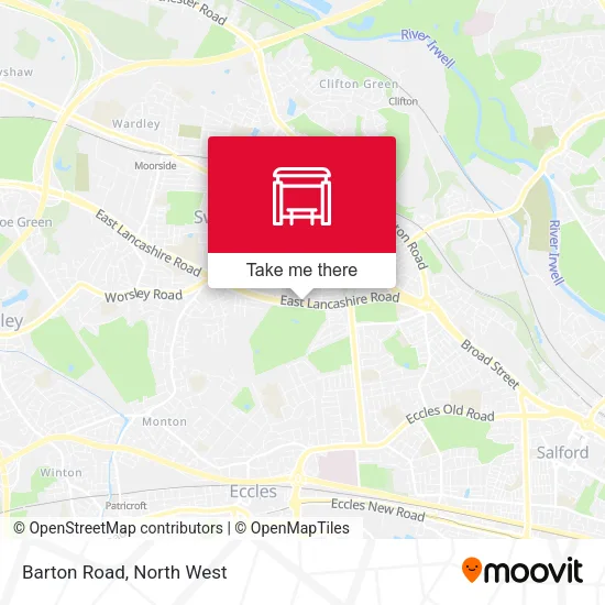 Barton Road map