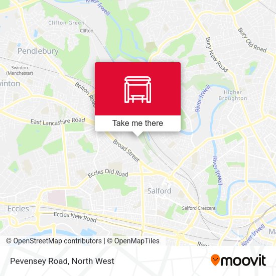 Pevensey Road map