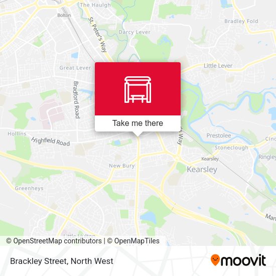 Brackley Street map