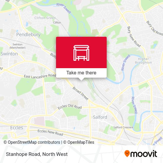 Stanhope Road map