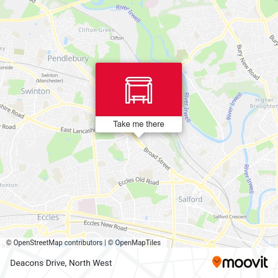 Deacons Drive map