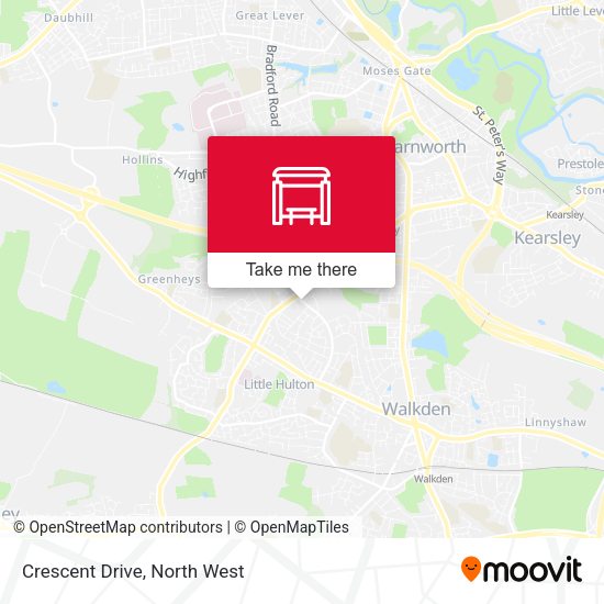 Crescent Drive map