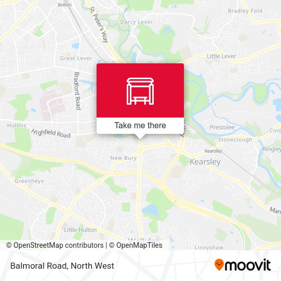 Balmoral Road map