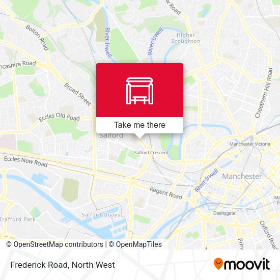 Frederick Road map
