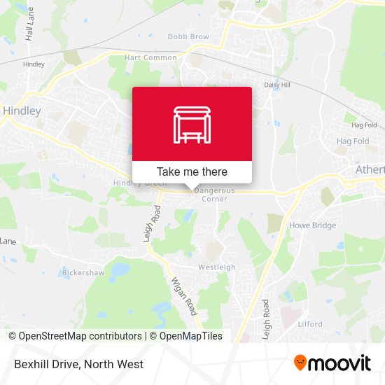 Bexhill Drive map