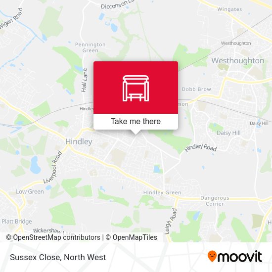 Sussex Close map
