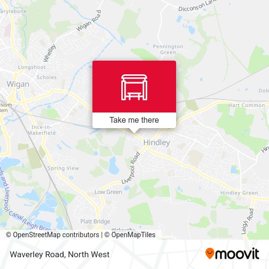 Waverley Road map