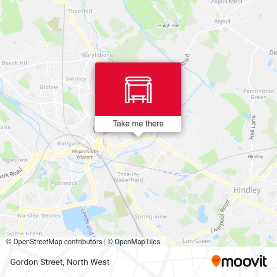Gordon Street map