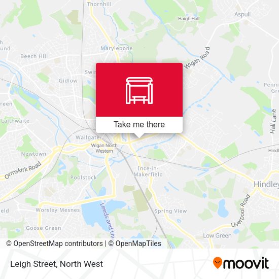 Leigh Street map