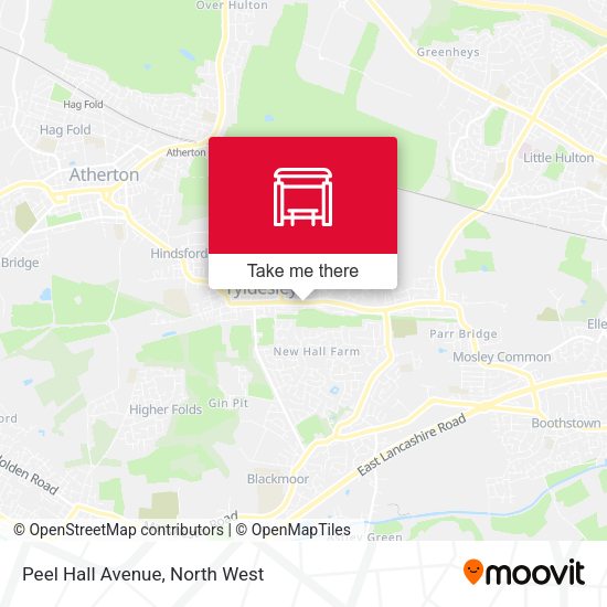 Peel Hall Avenue map