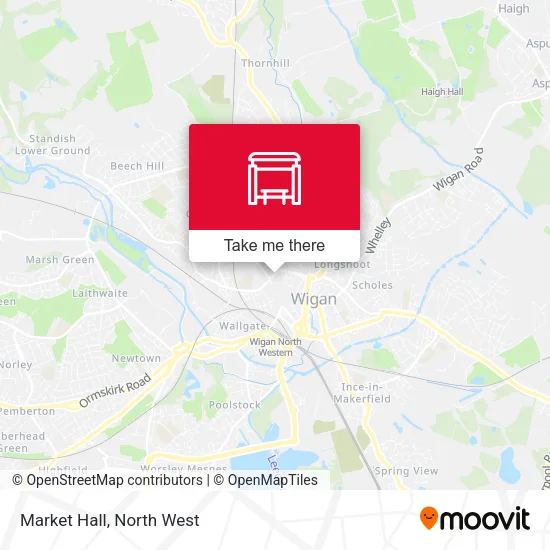 Market Hall map