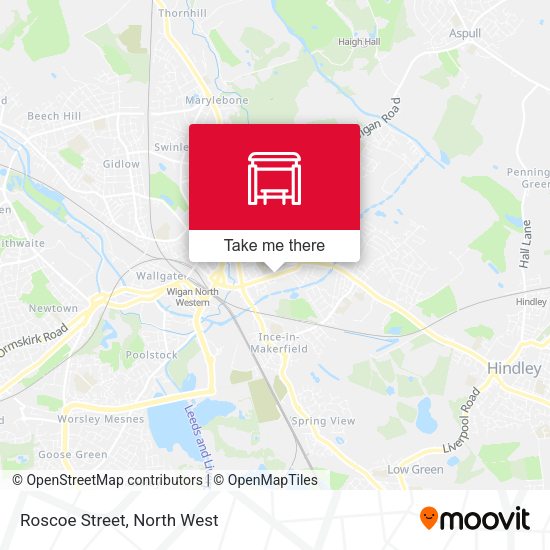 Roscoe Street map