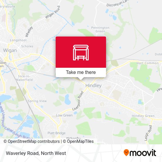 Waverley Road map