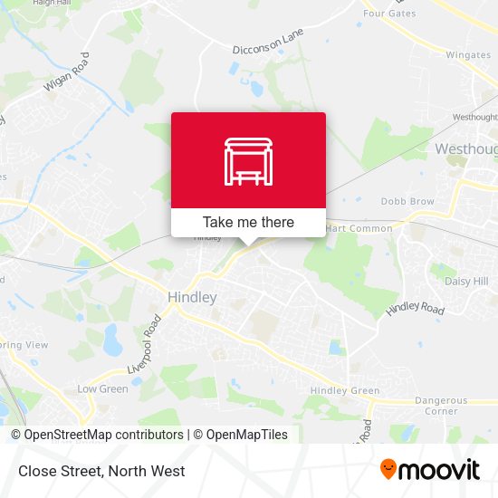 Close Street map
