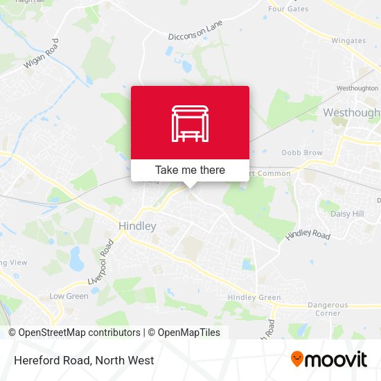 Hereford Road map