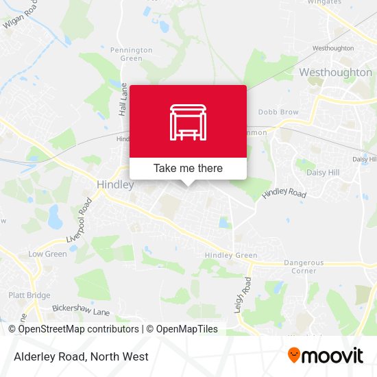 Alderley Road map