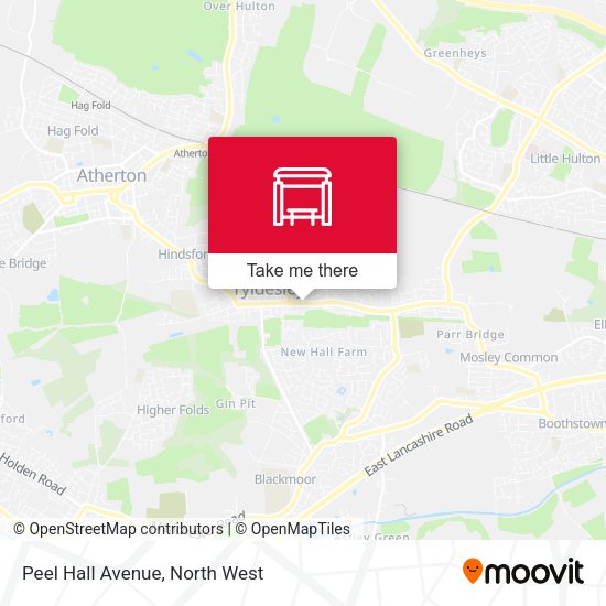Peel Hall Avenue map