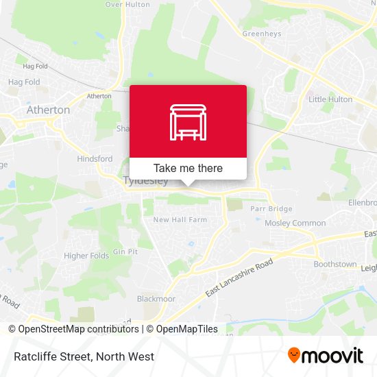 Ratcliffe Street map