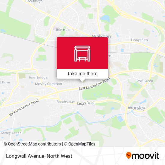 Longwall Avenue map