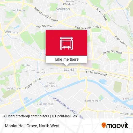 Monks Hall Grove map