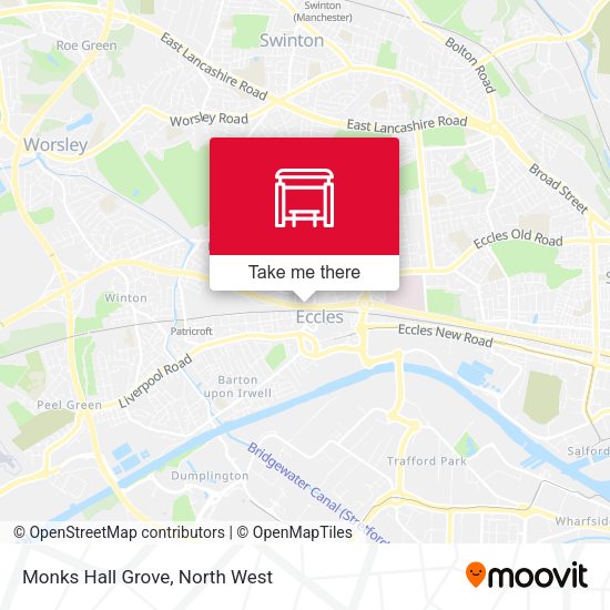 Monks Hall Grove map