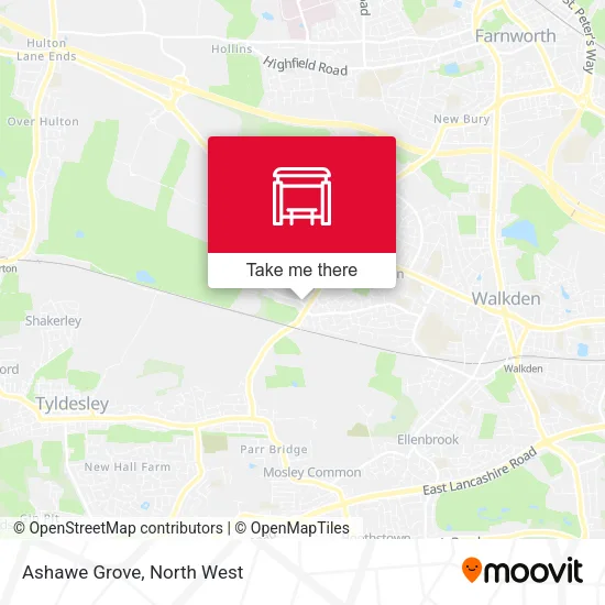 Ashawe Grove map