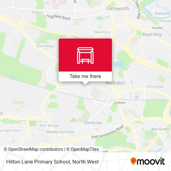 Hilton Lane Primary School map