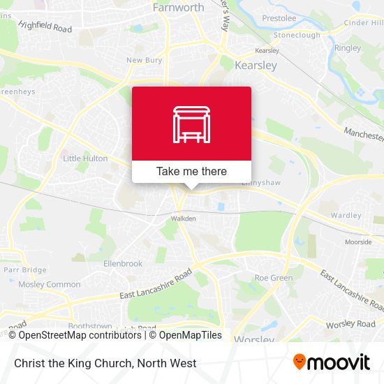Christ the King Church map