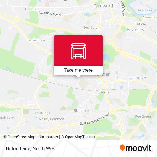 Hilton Lane map