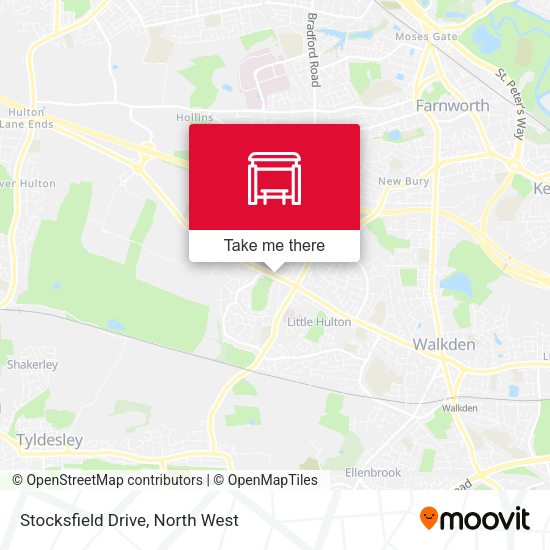 Stocksfield Drive map