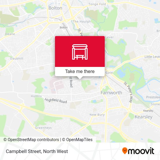 Campbell Street map