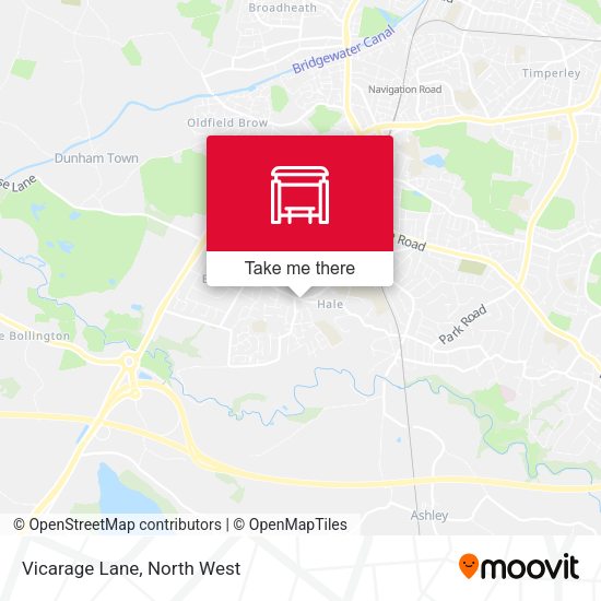 Vicarage Lane map